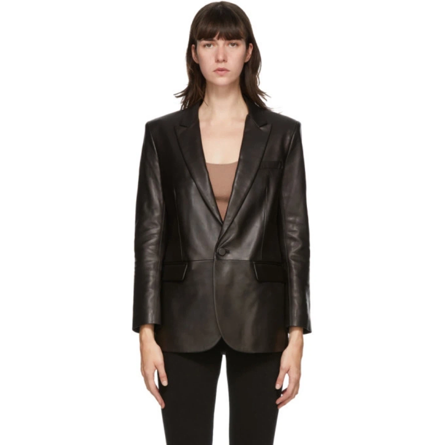 Mackage leather oversized blazer Small fits small & medium - photo 5