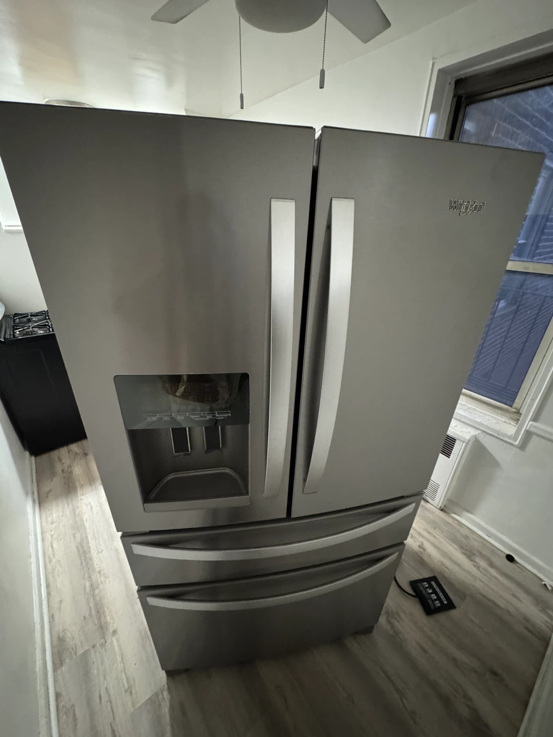 Whirlpool French Door Refrigerator with Ice and Water Dispenser