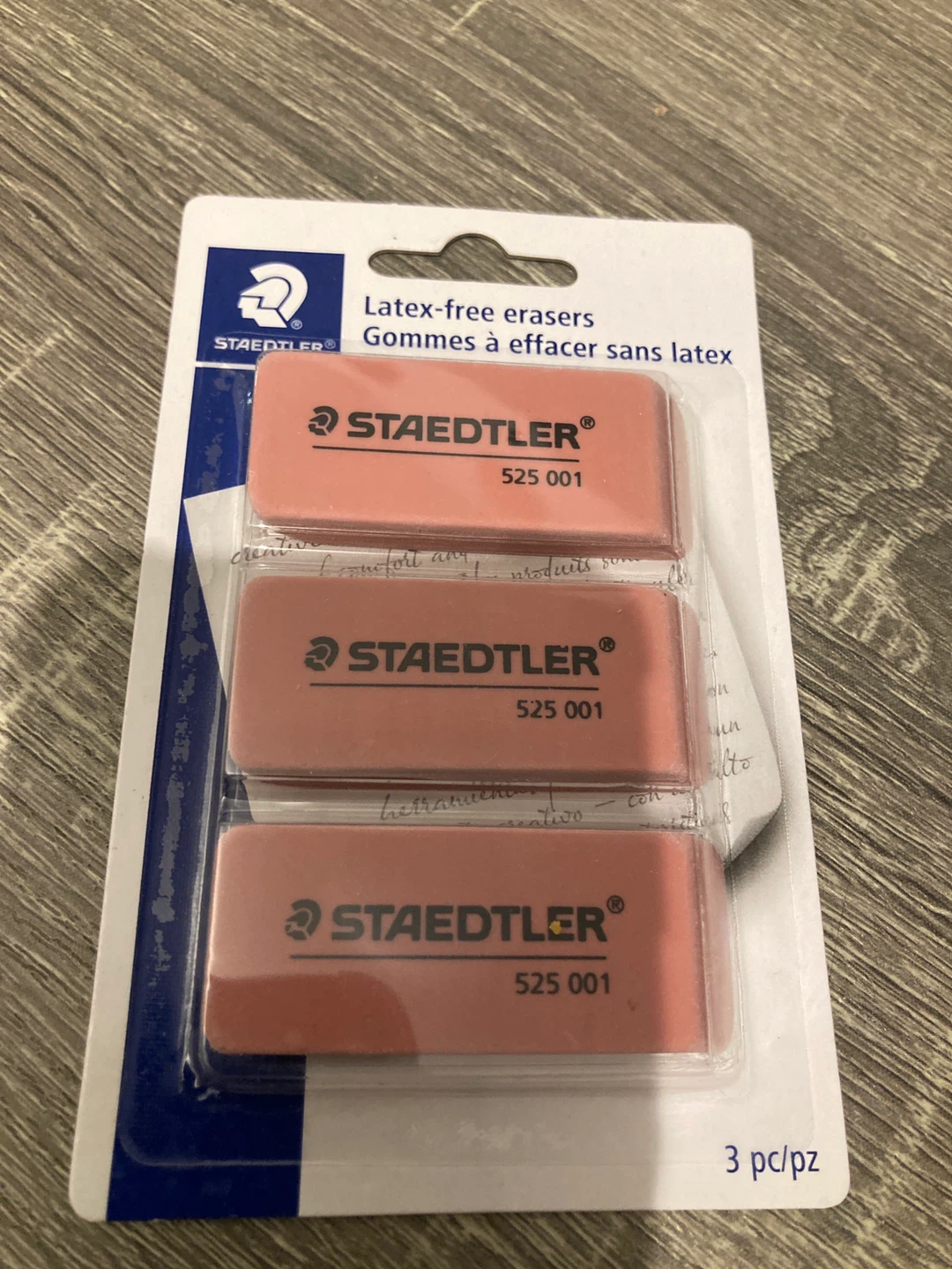 Staedtler Latex-Free Erasers - 3 Pack