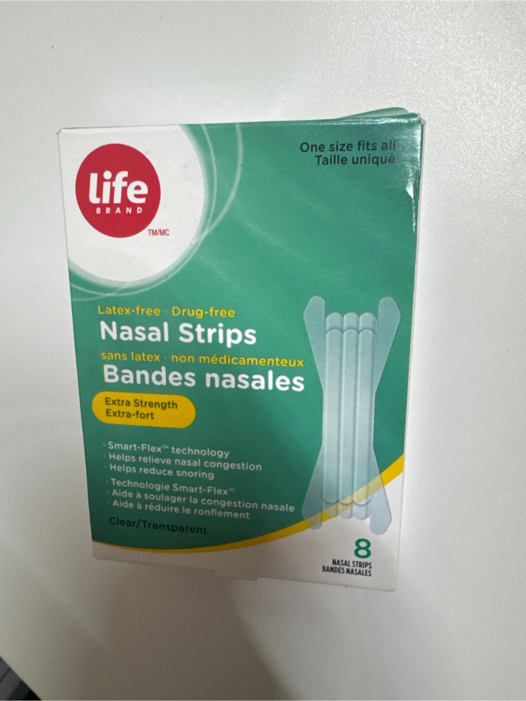 (Opened) Nasal Strips - 6 remaining