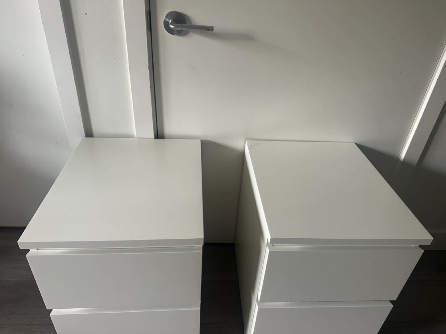 Ikea White Nightstands - photo 2