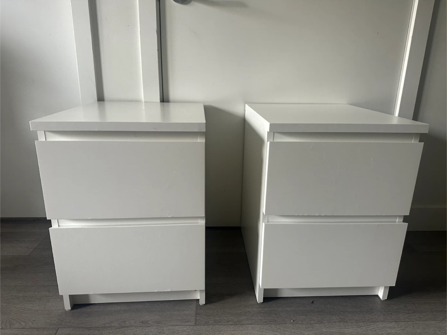 Ikea White Nightstands