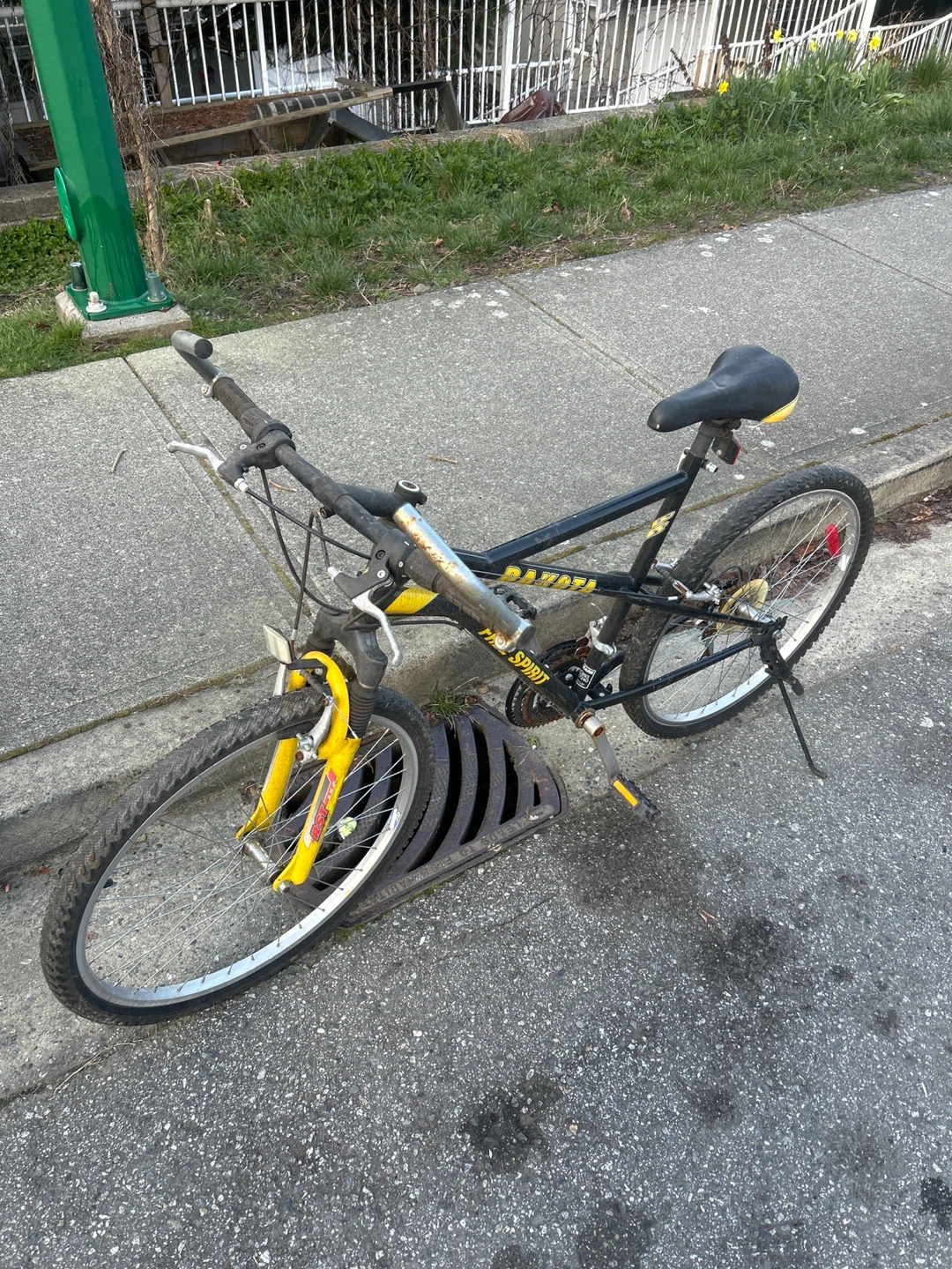 Purple and Yellow Mountain Bikes - photo 2