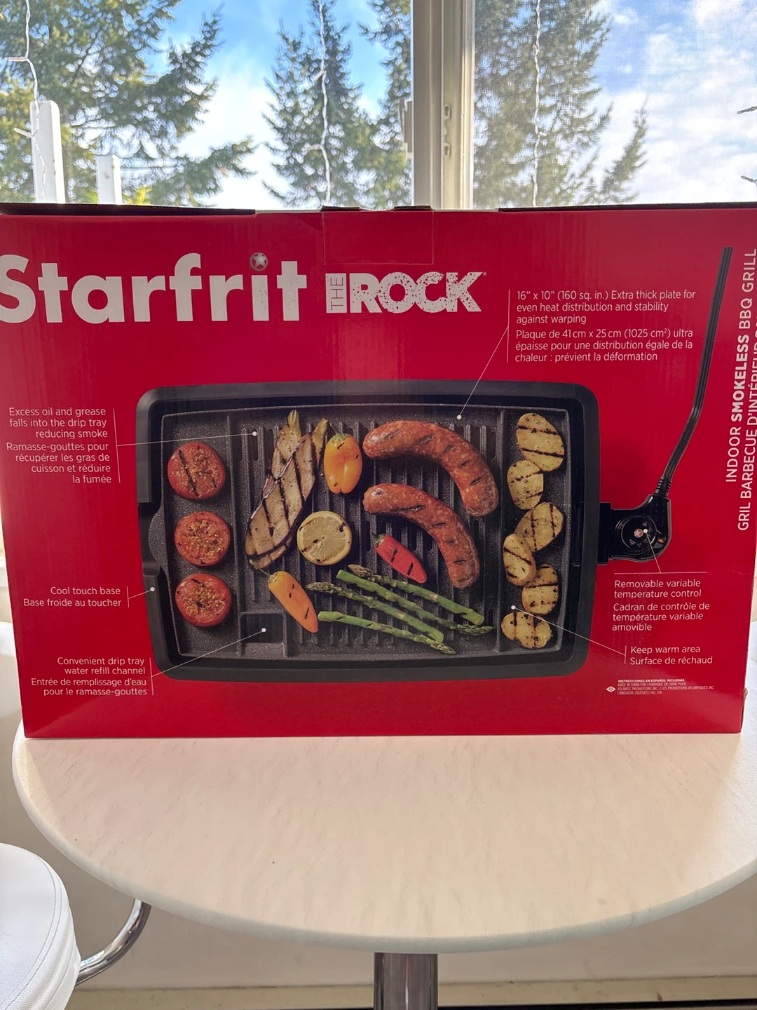 Starfrit The Rock Indoor Smokeless BBQ Grill - photo 2