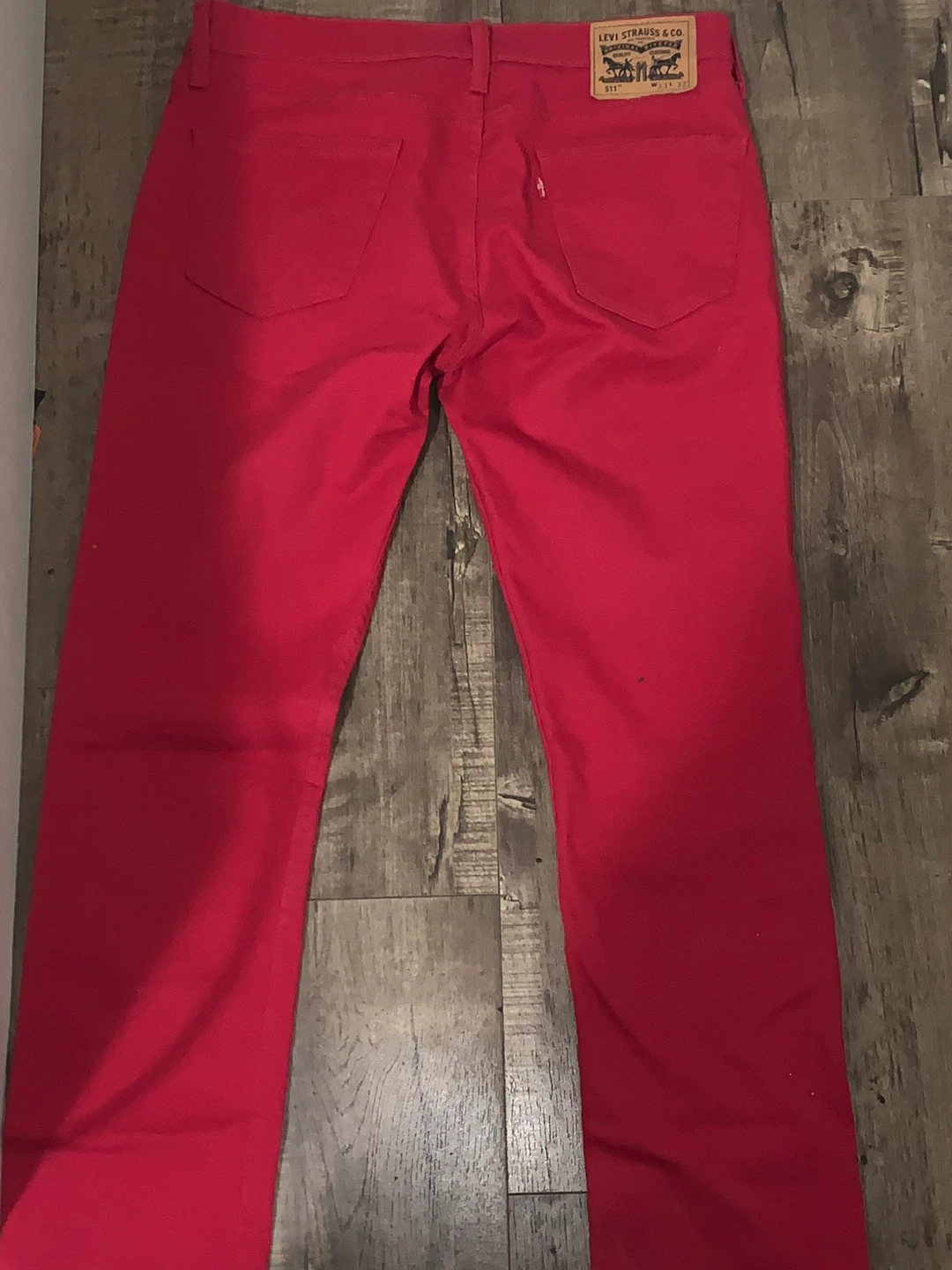 Levi's 511 - Red - Black Patch