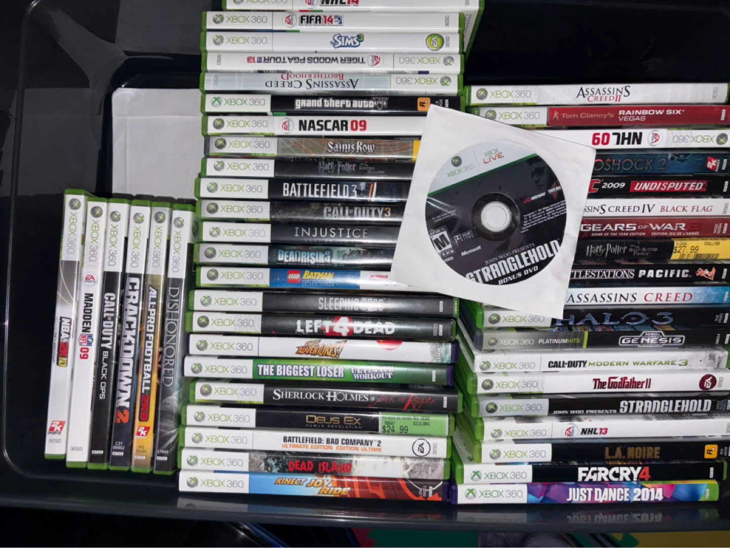 60+ Xbox Bundle - Starwars: Battlefront 2, Simpsons, Halo, COD