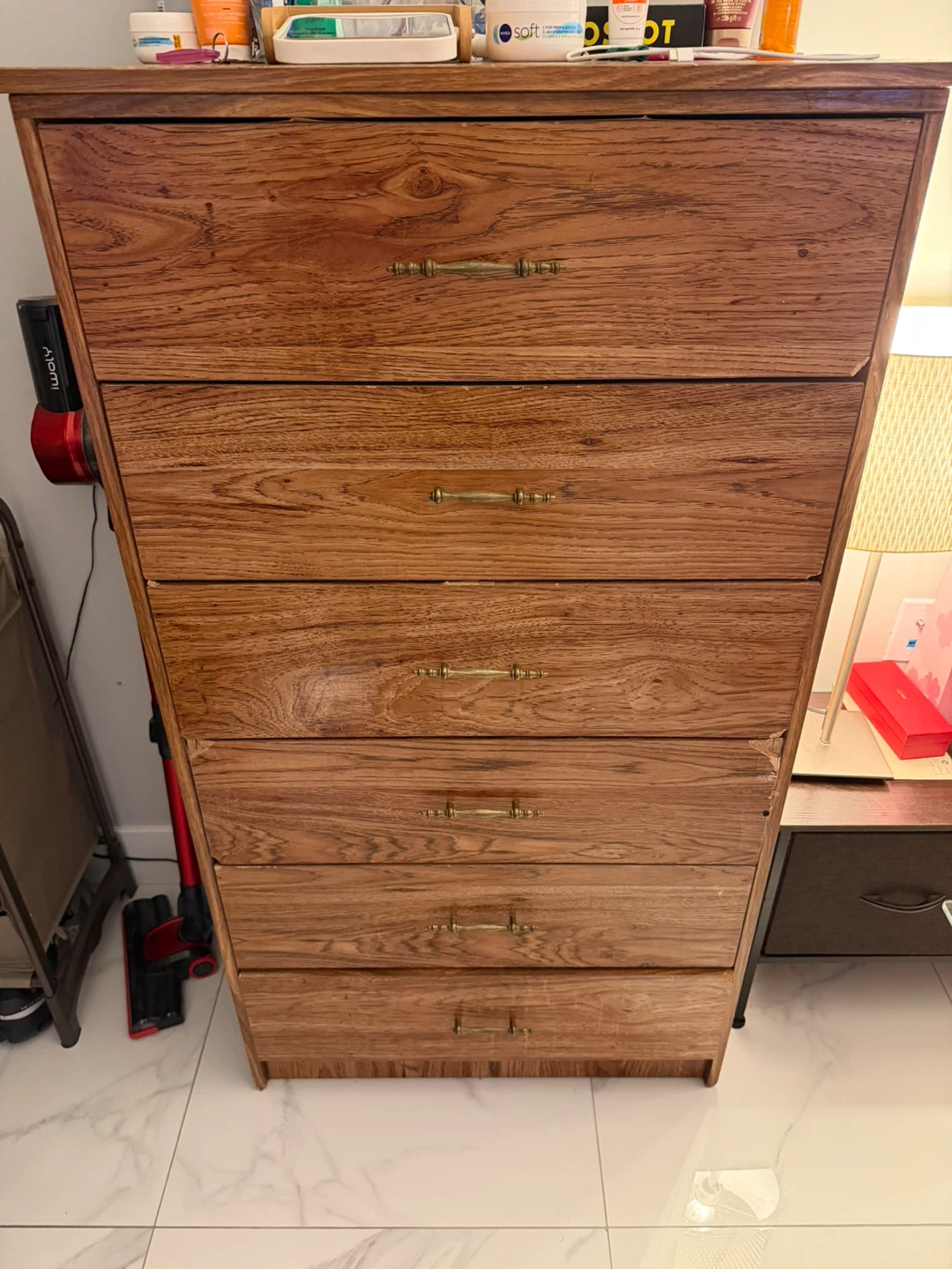Wooden 6-Drawer Dresser - photo 2