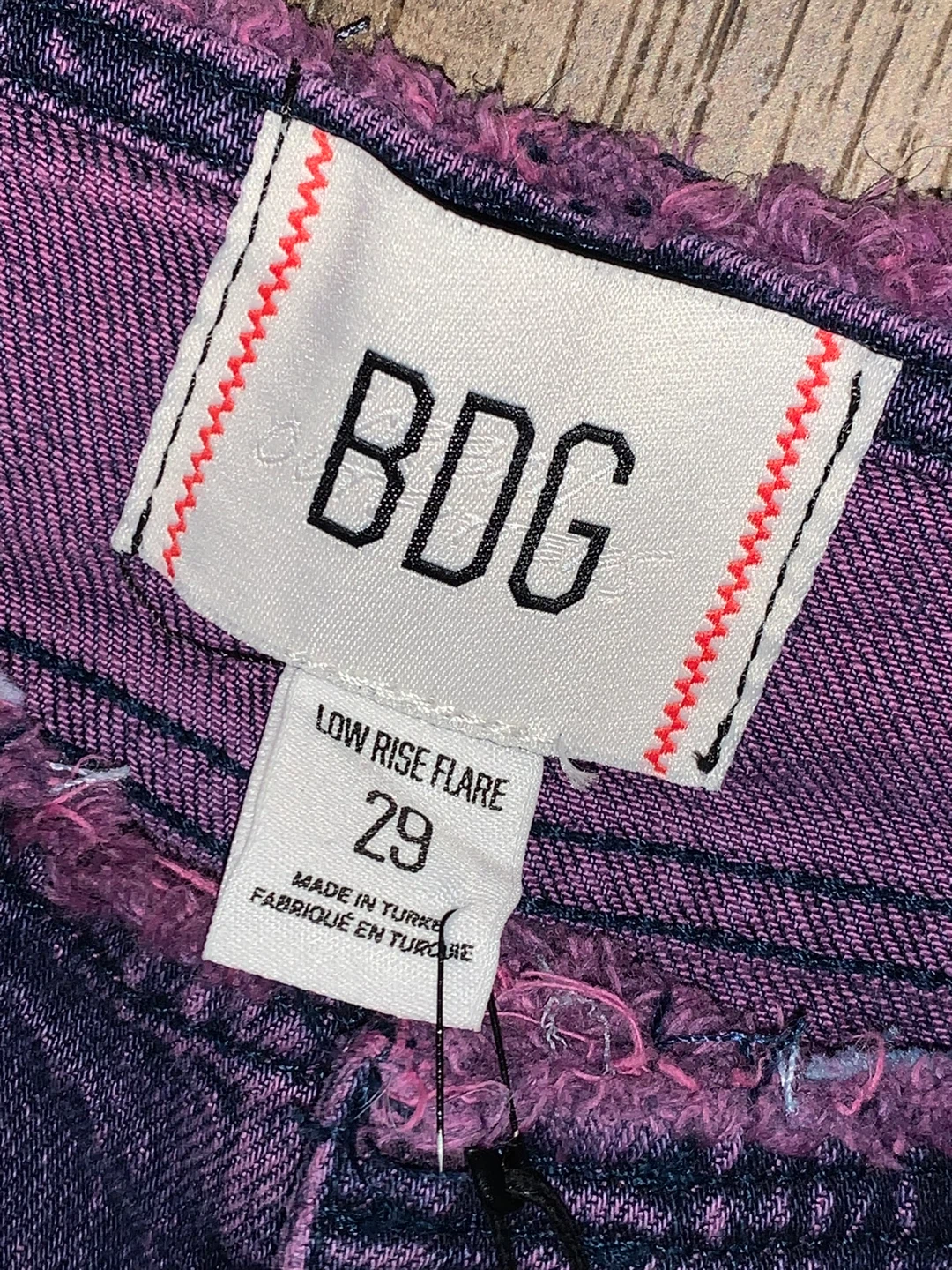BDG purple low rise fair jeans - photo 3
