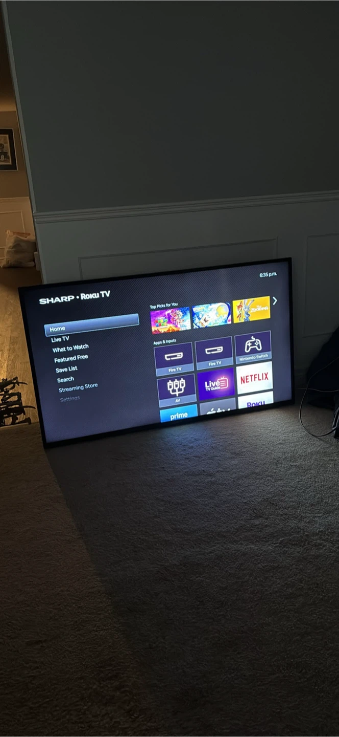 Sharp TV with GE Universal Remote