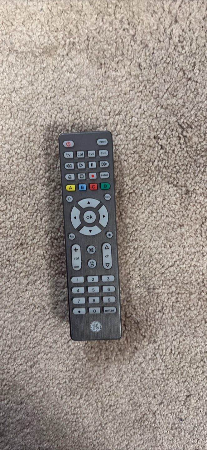 Sharp TV with GE Universal Remote - photo 4