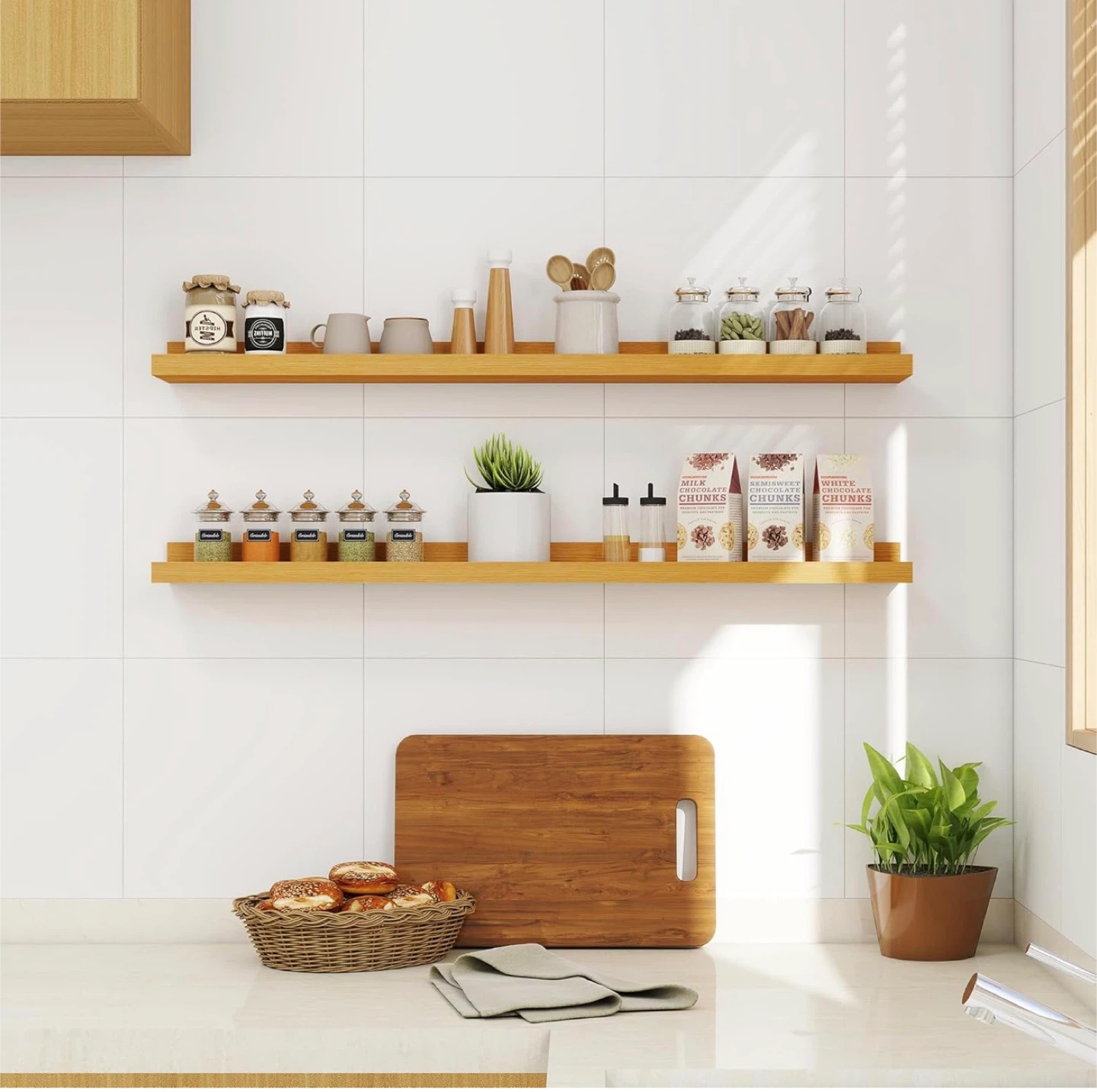 Heimlove Floating Shelves, 36 Inches  Set of 2 - photo 4