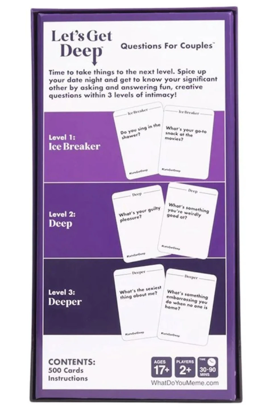 New Let's Get Deep Questions for Couples Card Game - photo 3