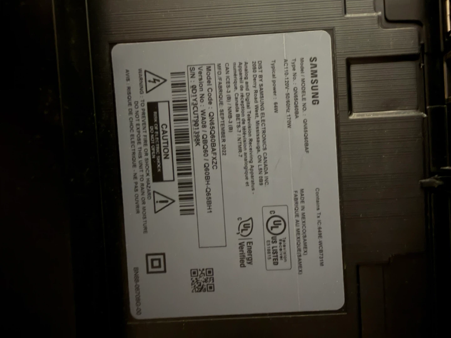 Samsung QN65Q80BAF QLED TV - photo 4