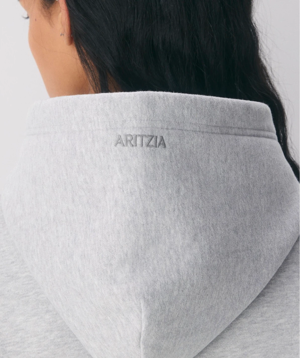Aritzia Grey perfect sweatfleece Hoodie - photo 3