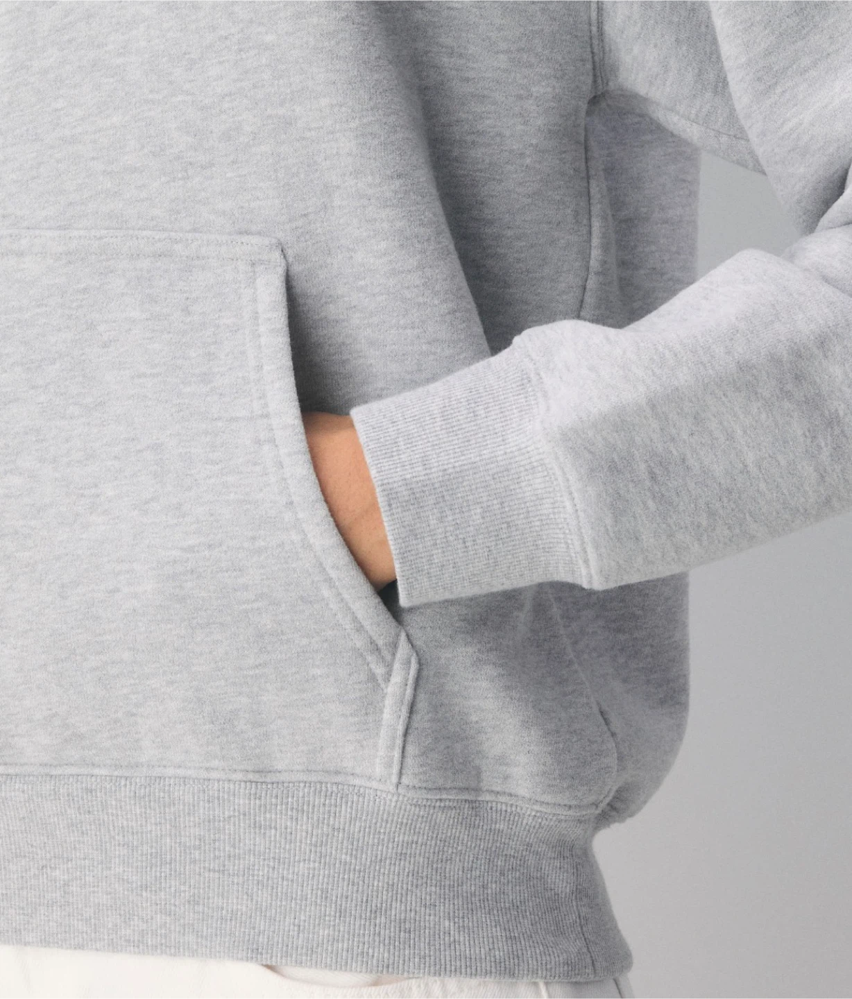 Aritzia Grey perfect sweatfleece Hoodie - photo 4