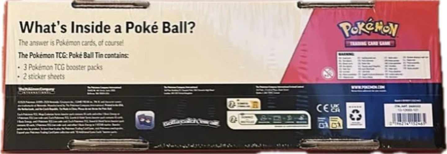Pokémon TCG: Factory Sealed Poke Ball Tin Collection - photo 2