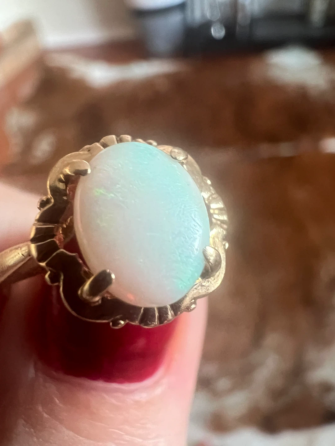 10 k Gold Opal Ring