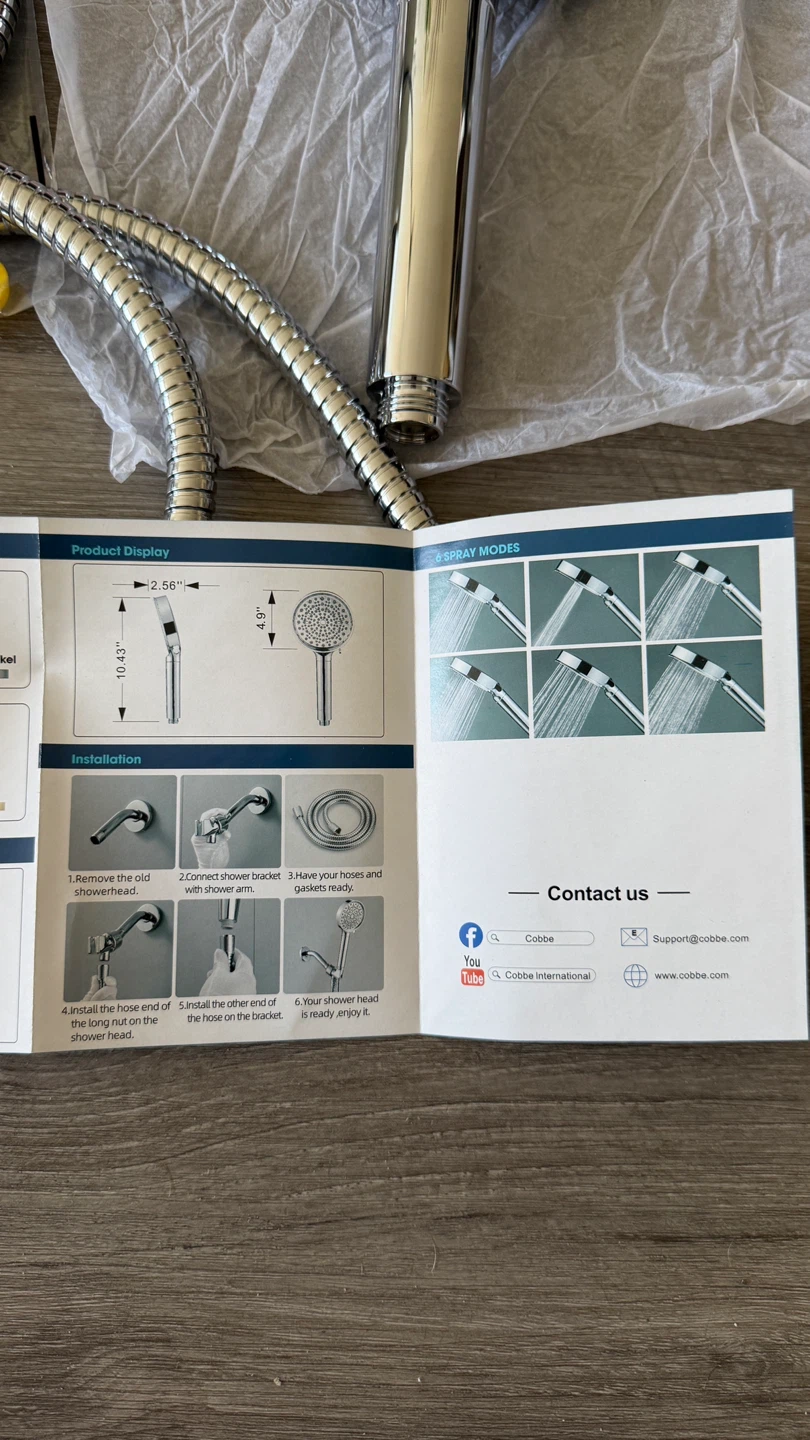 Cobbe 5-Spray Mode Filtered Shower Head - photo 3