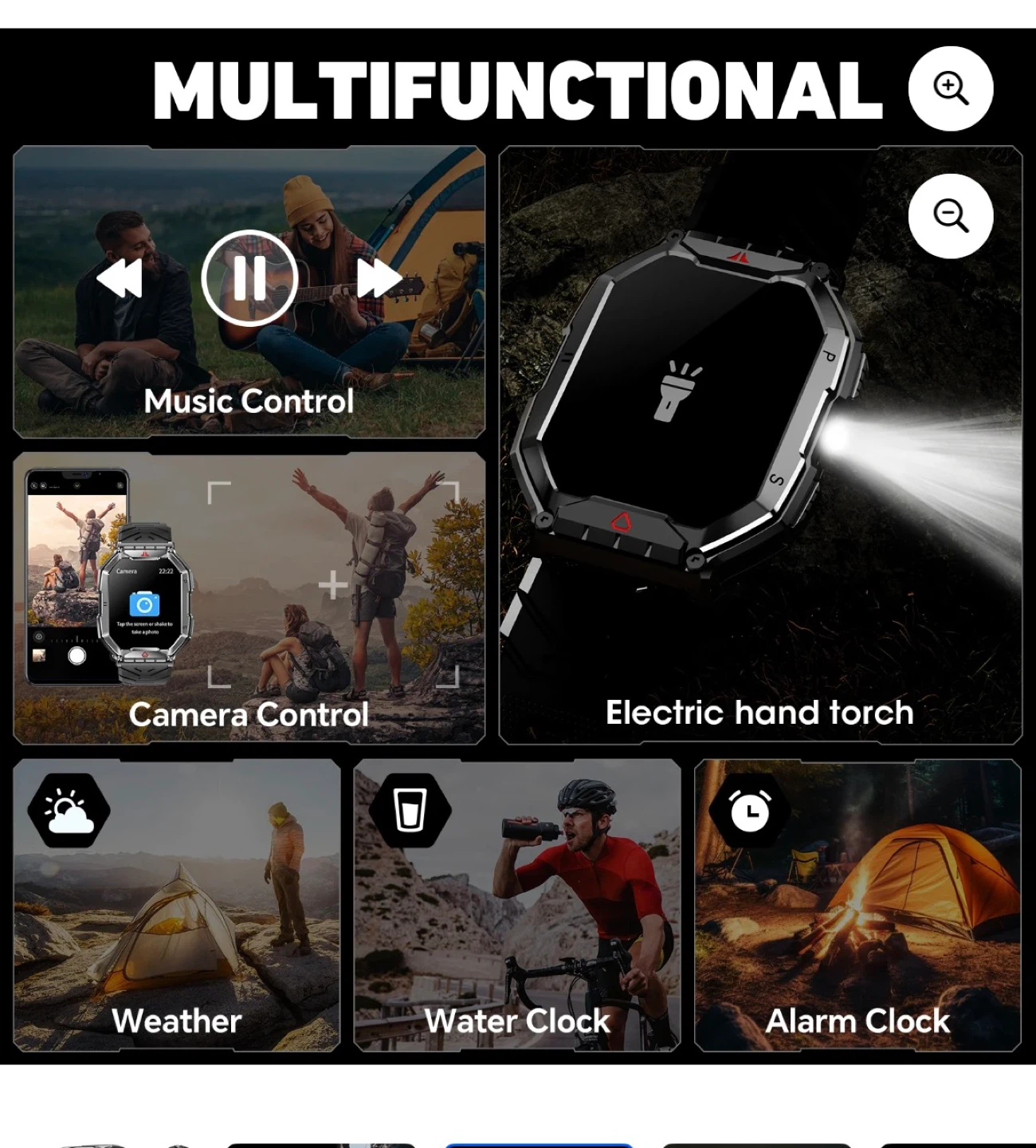 Smartwatch with 2.1" HD Screen and 650mAh Battery - photo 4