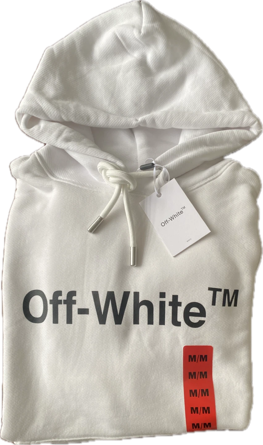 Brand new OFF-WHITE hoodie white, black & blue colours