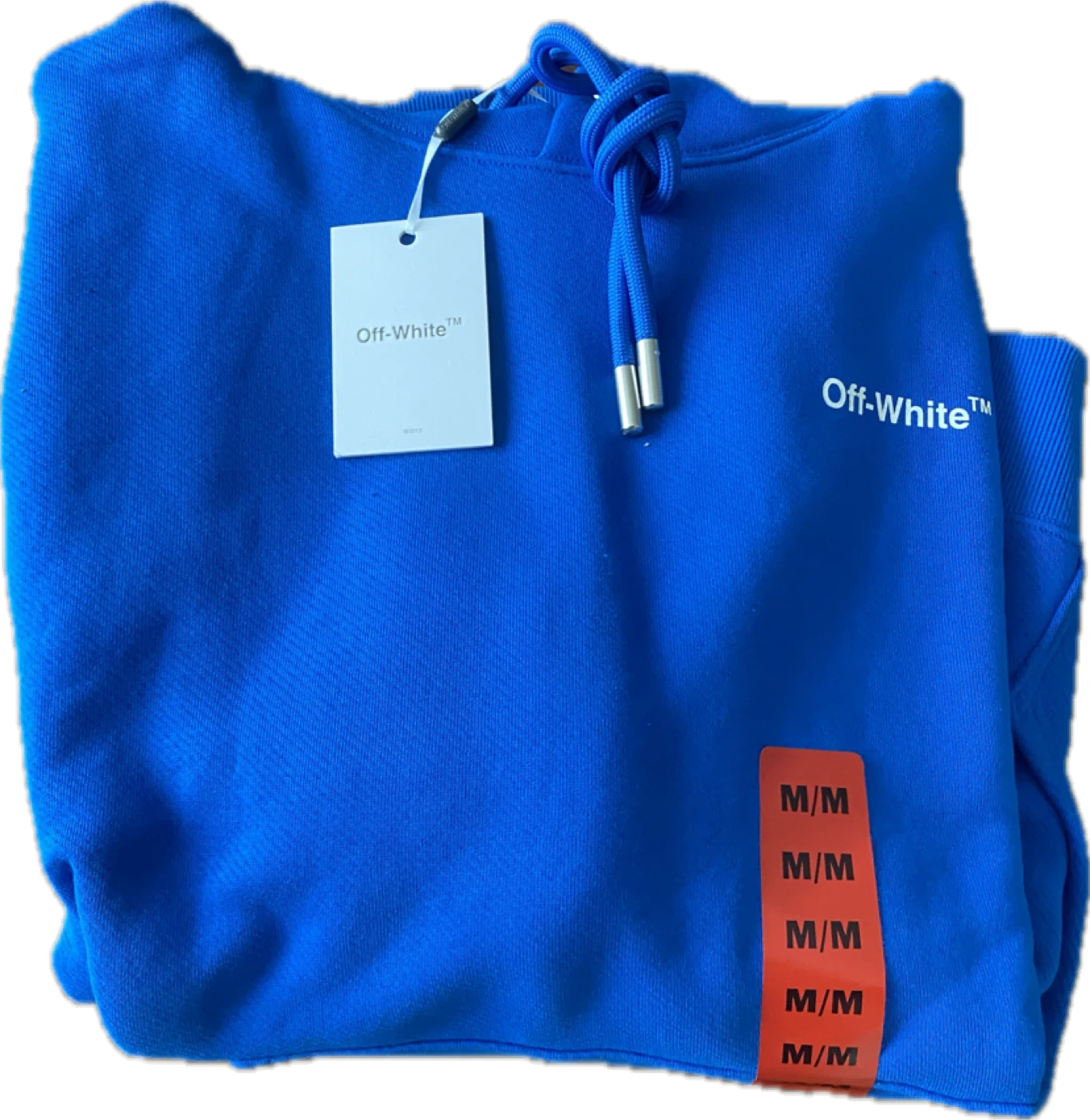 Brand new OFF-WHITE hoodie white, black & blue colours - photo 3