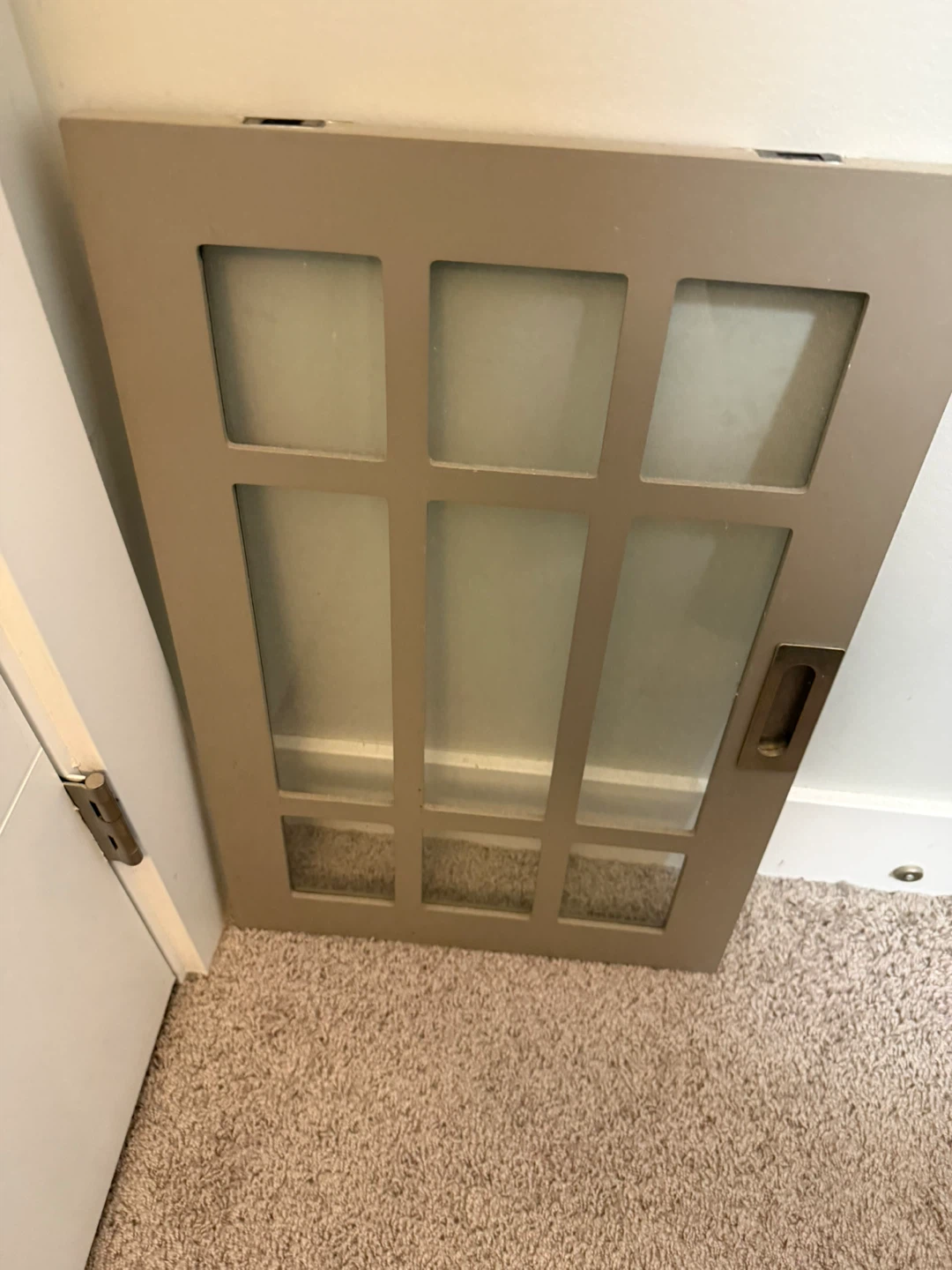Grey Two-Door Cabinet - photo 3