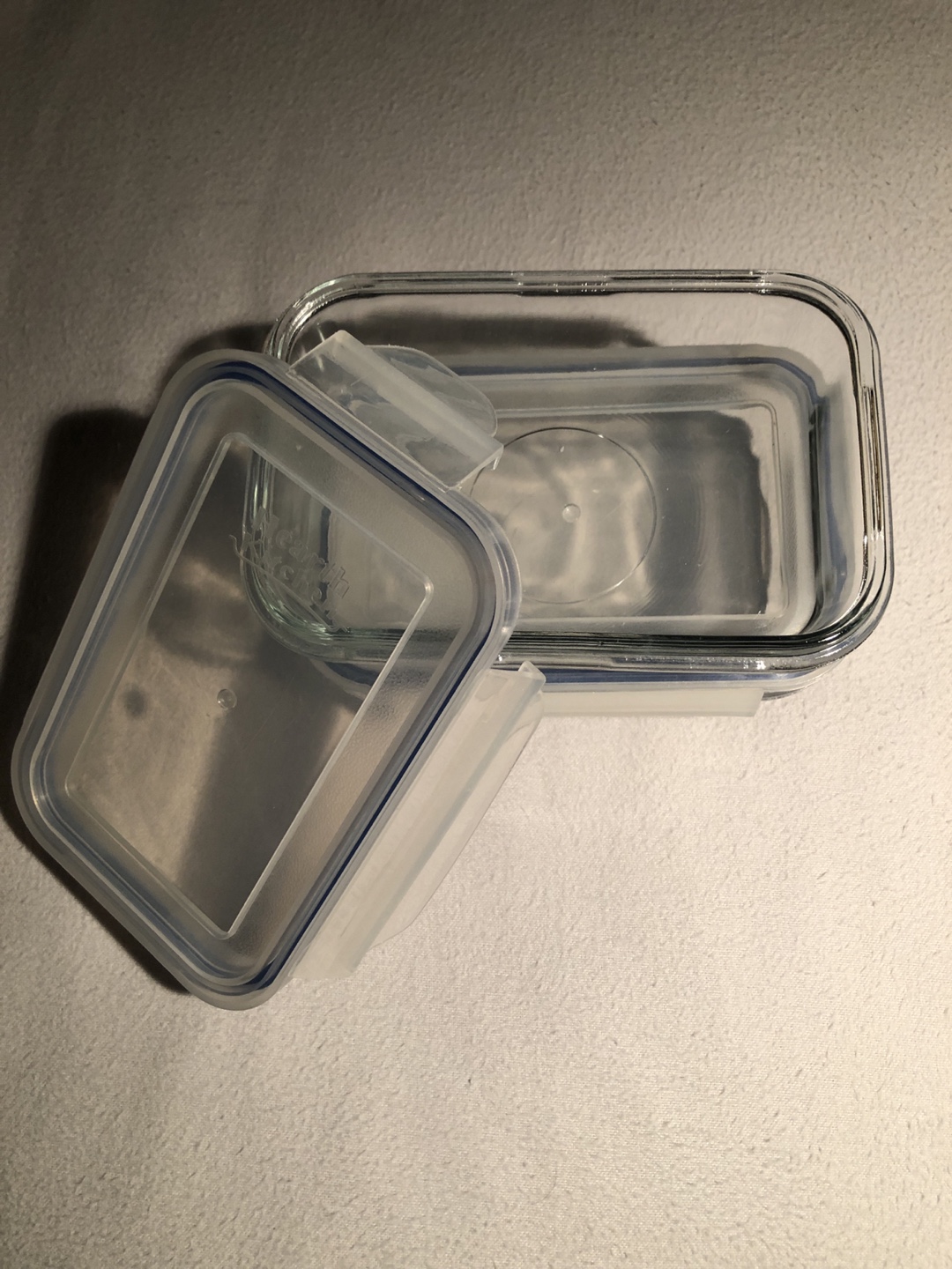 🥕 #freecycle Glass Food Storage Containers - Set of 2 - photo 2