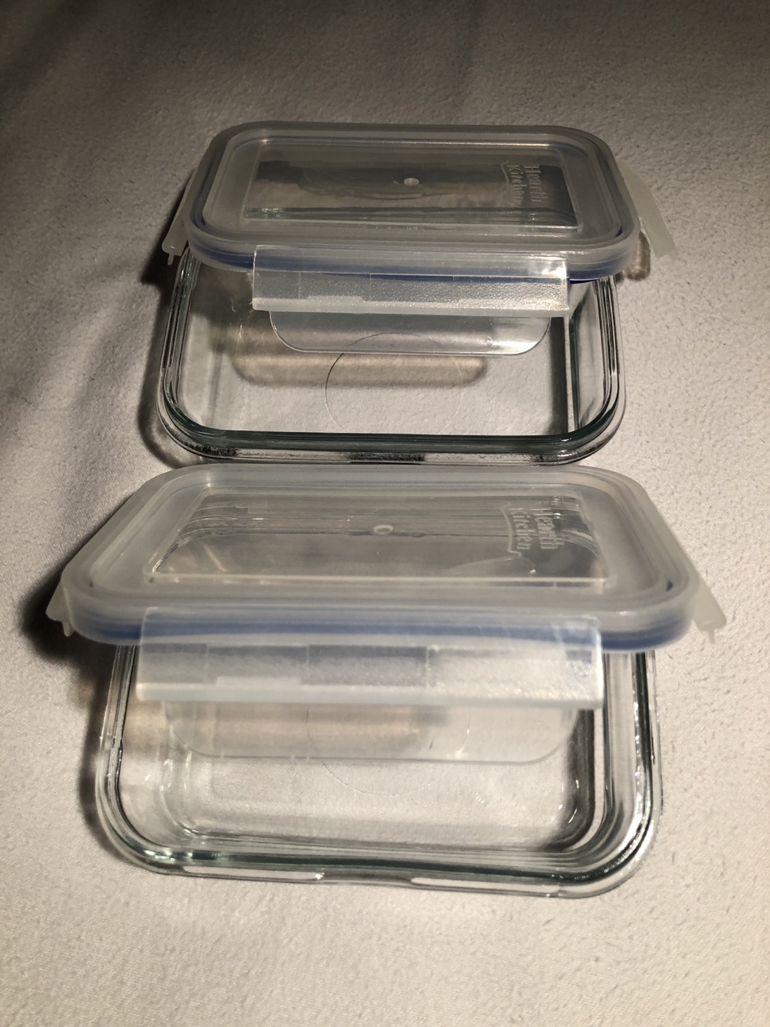 🥕 #freecycle Glass Food Storage Containers - Set of 2 - photo 3