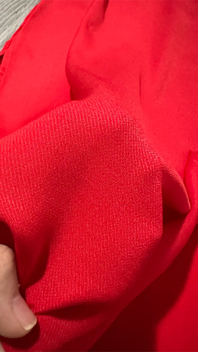 Red Flowy Midi Dress (with Pockets!) - photo 4