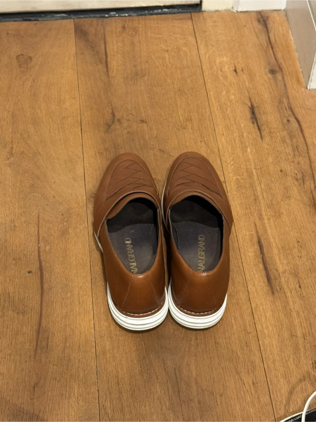 Cole Haan Grand Brown Leather Loafer Shoes - photo 2