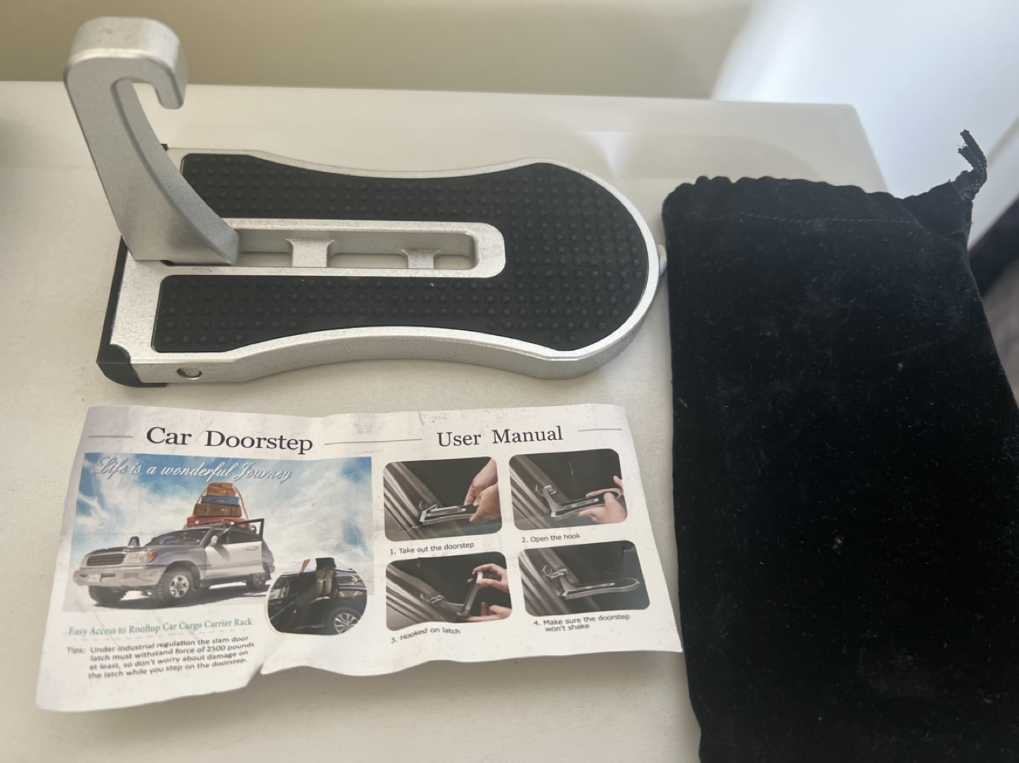 Car Doorstep for Rooftop Cargo Carrier Rack
