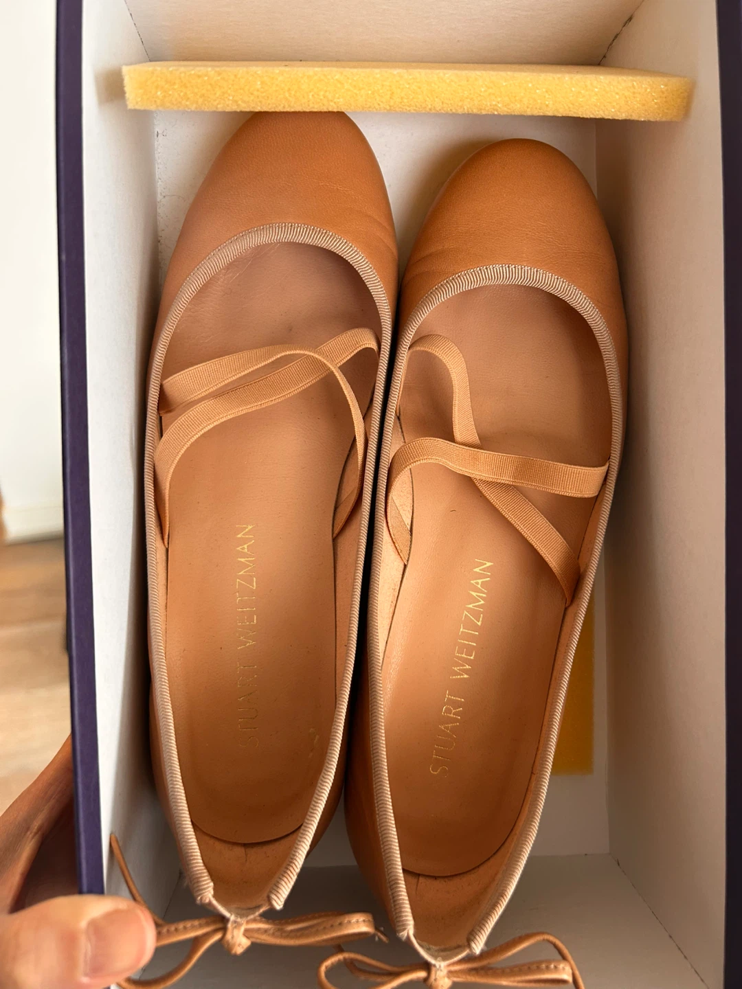 Stuart weitzman ballerina flats size 6.5