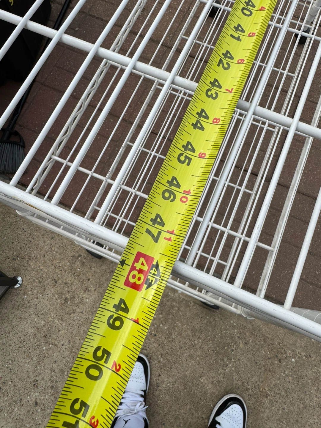 White 3-Tier Wire Shelving Unit on Wheels - photo 3
