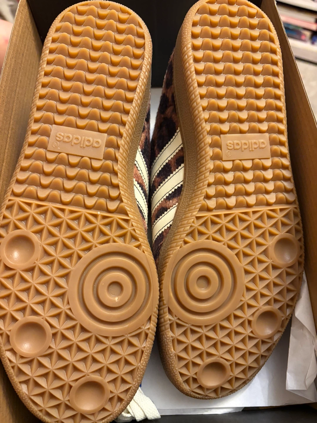 Adidas Wales Bonner Leopard Print Samba Sneakers - photo 3