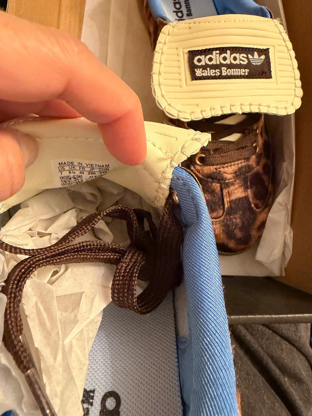 Adidas Wales Bonner Leopard Print Samba Sneakers - photo 2