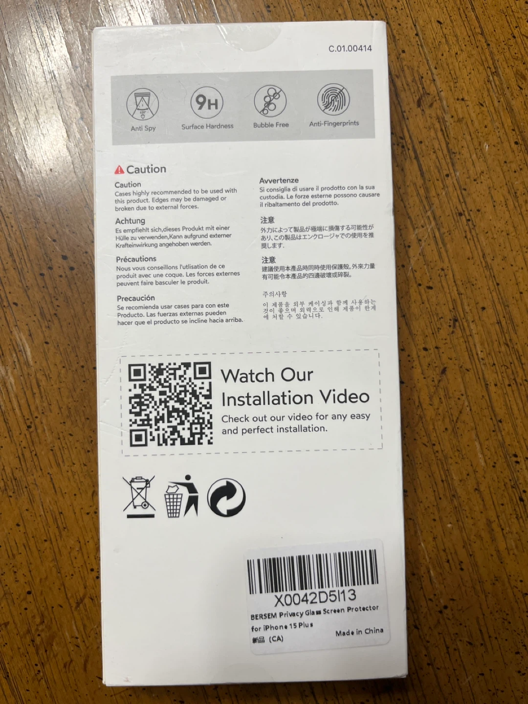 Bersem EZ Kit Screen Protector for iPhone 15 Plus - photo 2