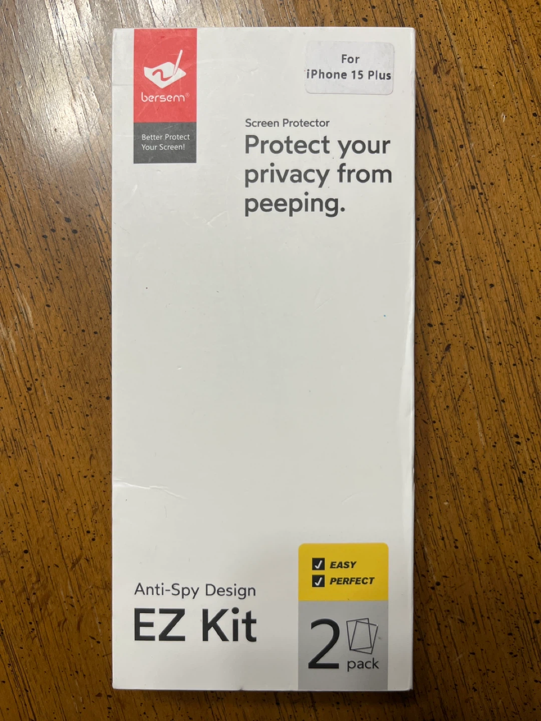 Bersem EZ Kit Screen Protector for iPhone 15 Plus