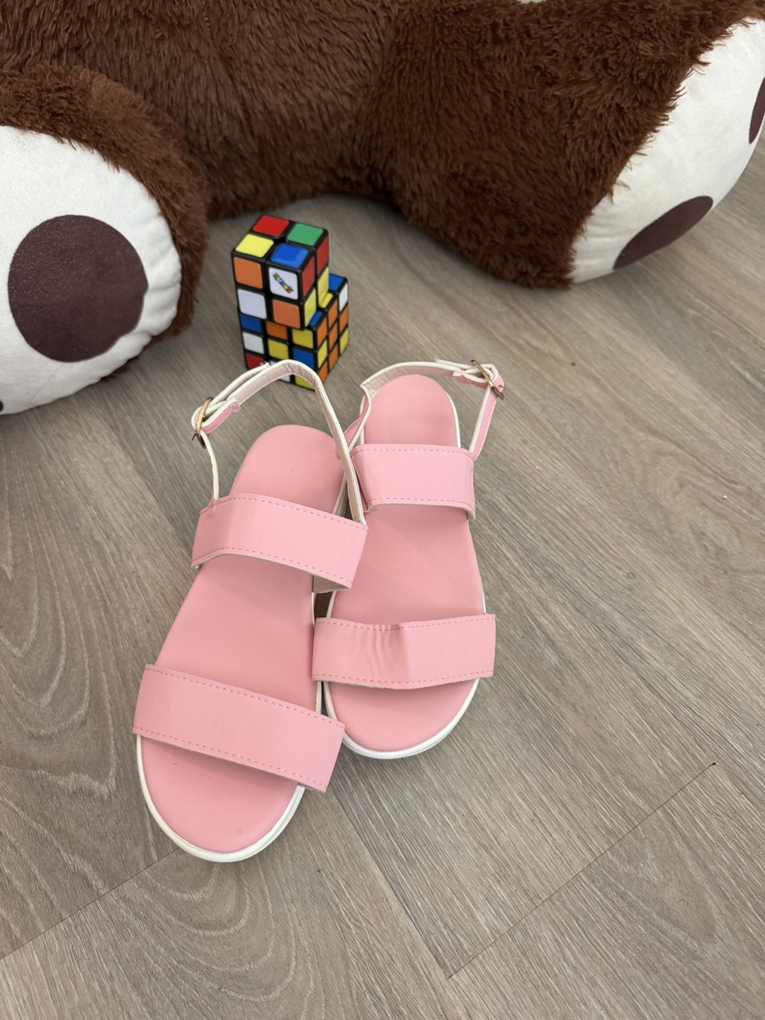 Pink Flat Sandals Size 37 - photo 3