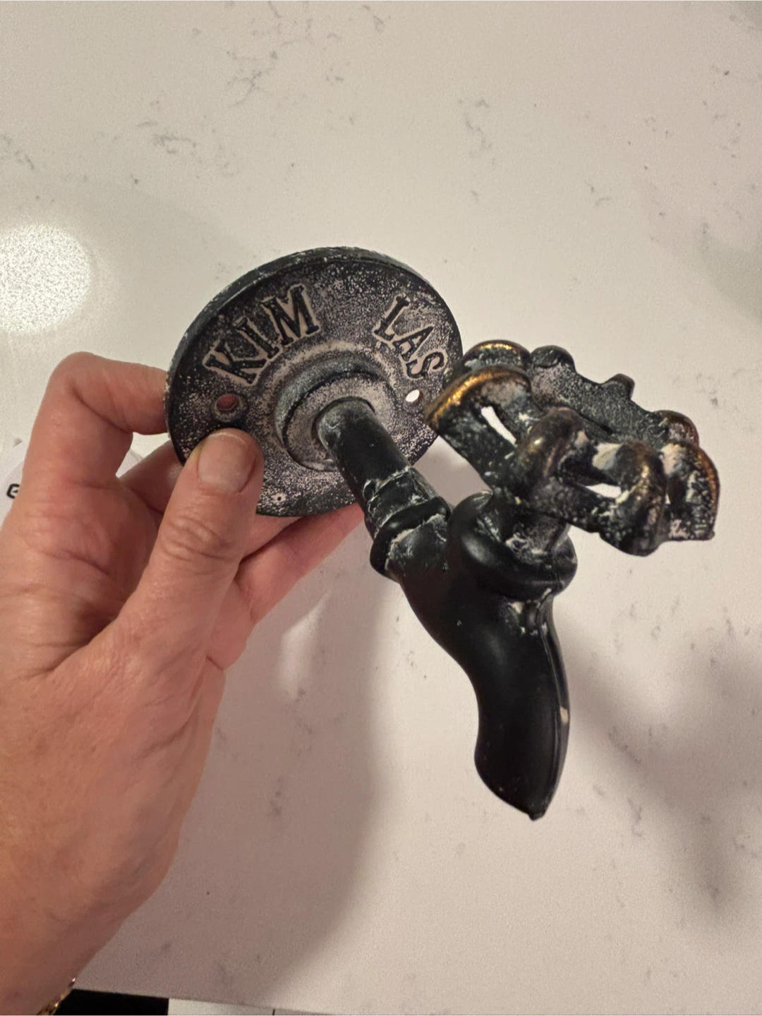 Industrial Style Faucet Wall Hook - photo 3