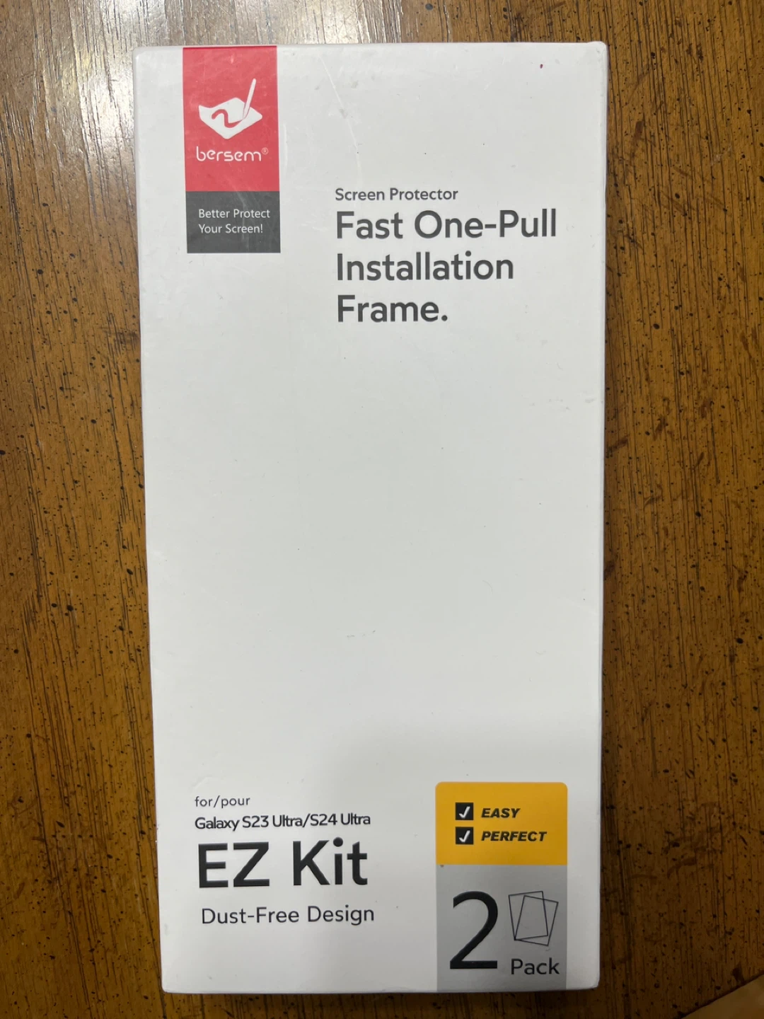 Screen Protector EZ Kit for Galaxy S23 Ultra/S24 Ultra - 2 Pack