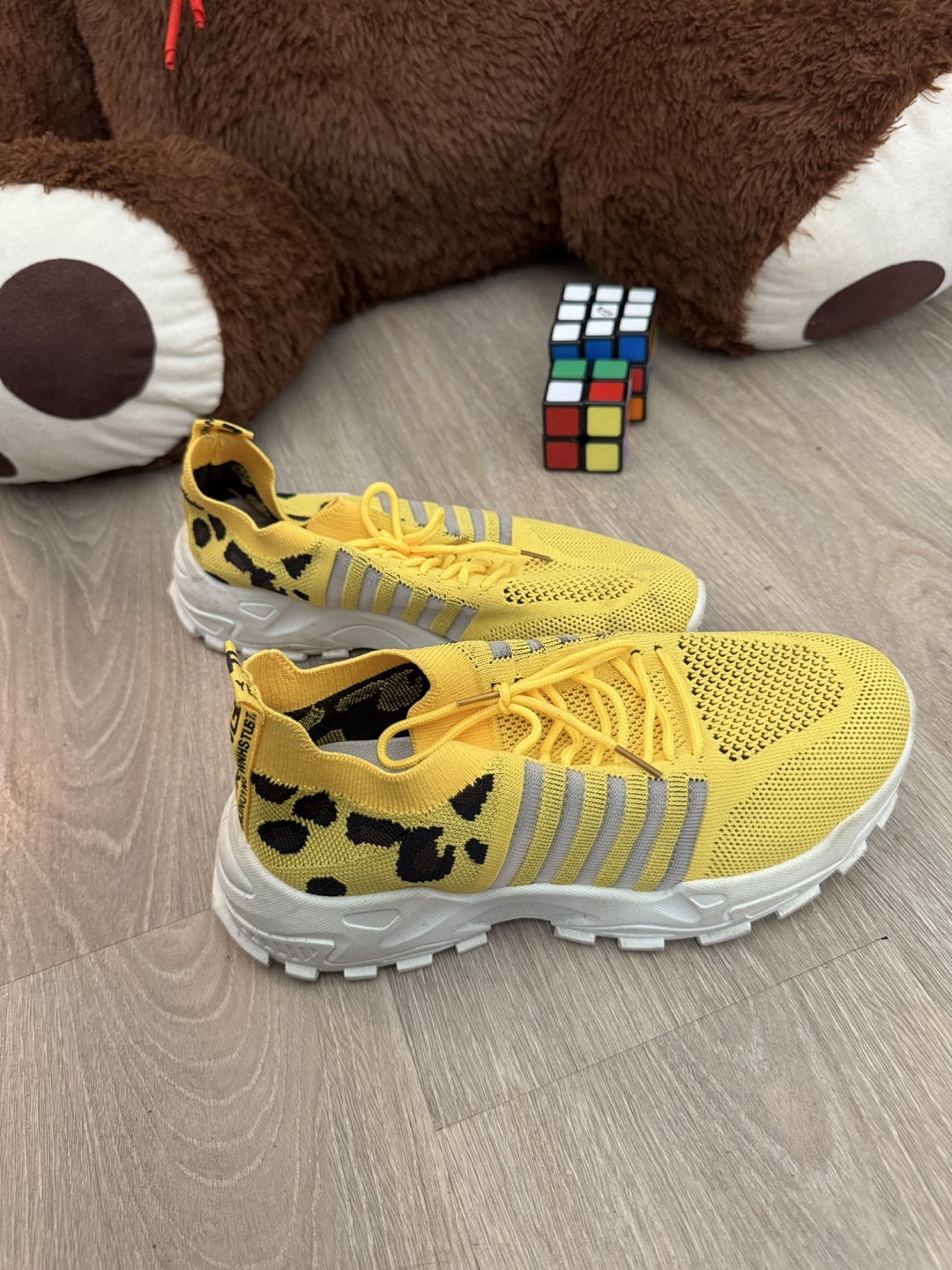 Yellow Running Shoes