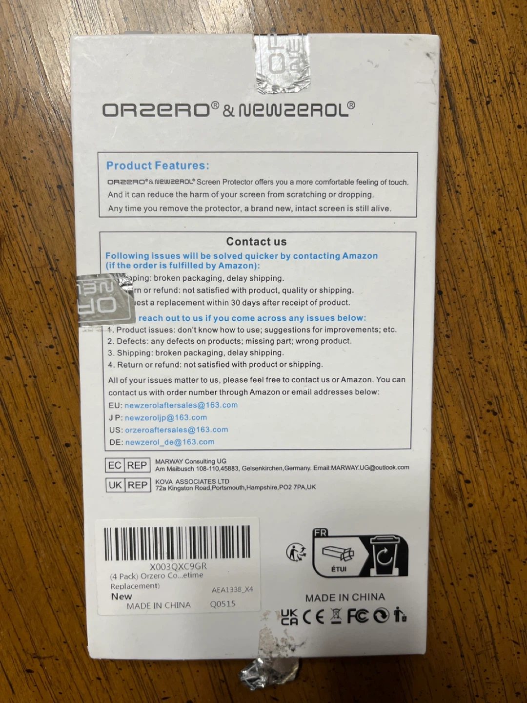 ORZERQ NEW2EOL Premium Tempered Glass Screen Protector - photo 2