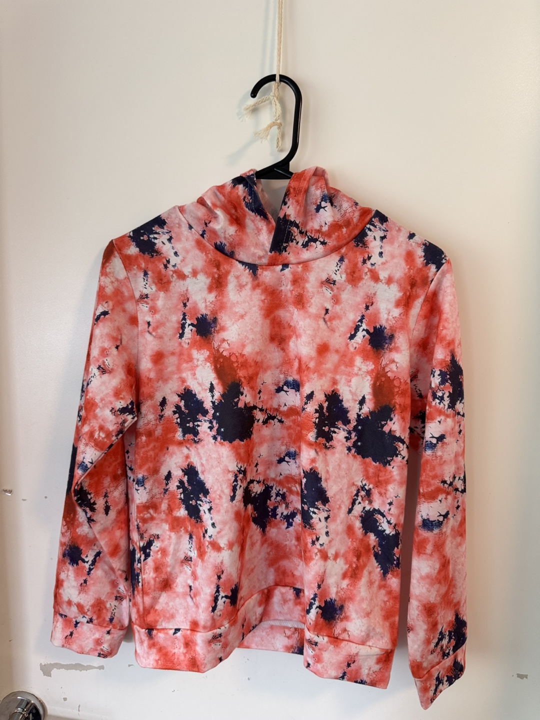 Pink Tie-Dye Hoodie and Pants Set