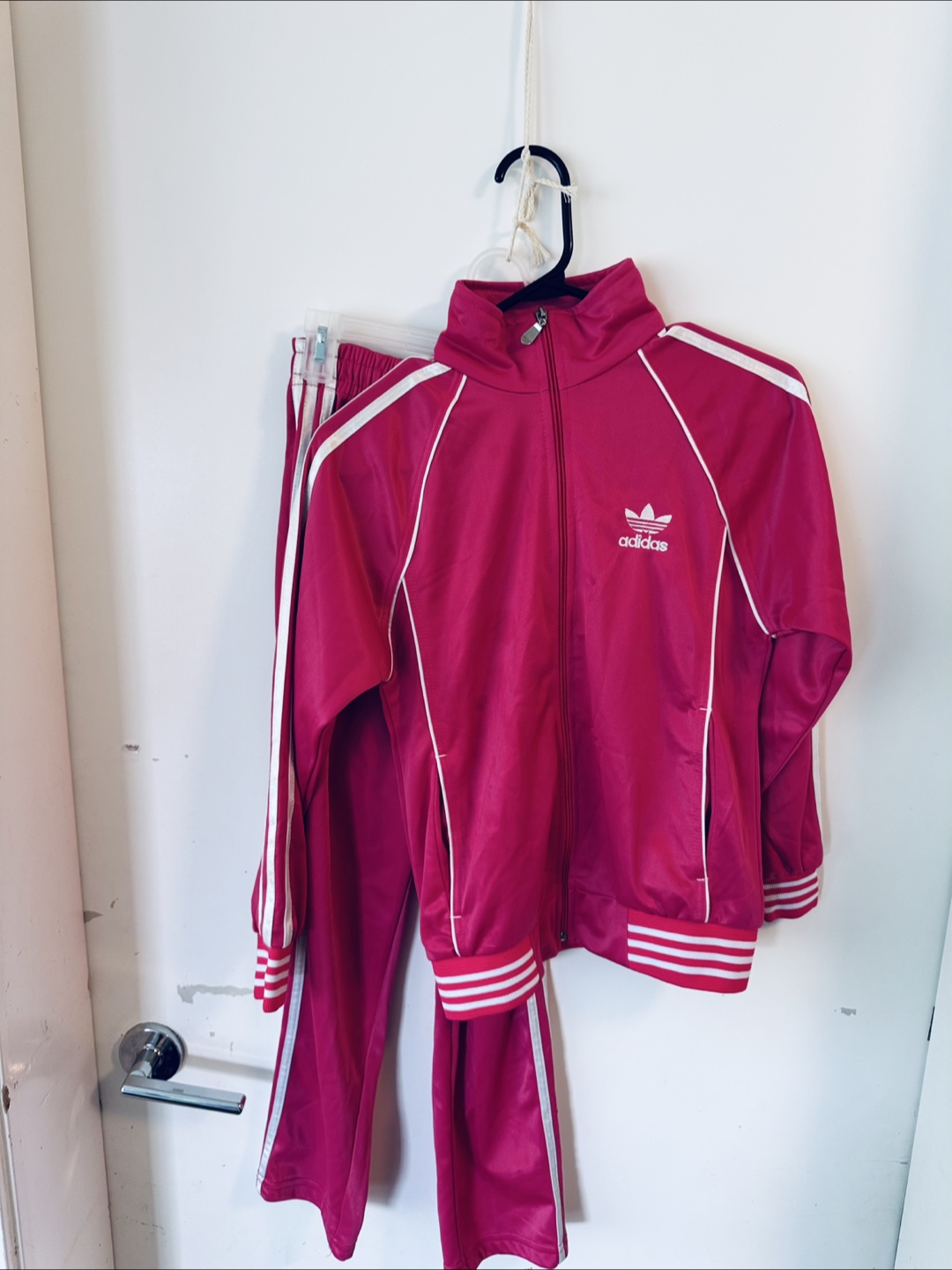 Adidas Pink Tracksuit Set - photo 2