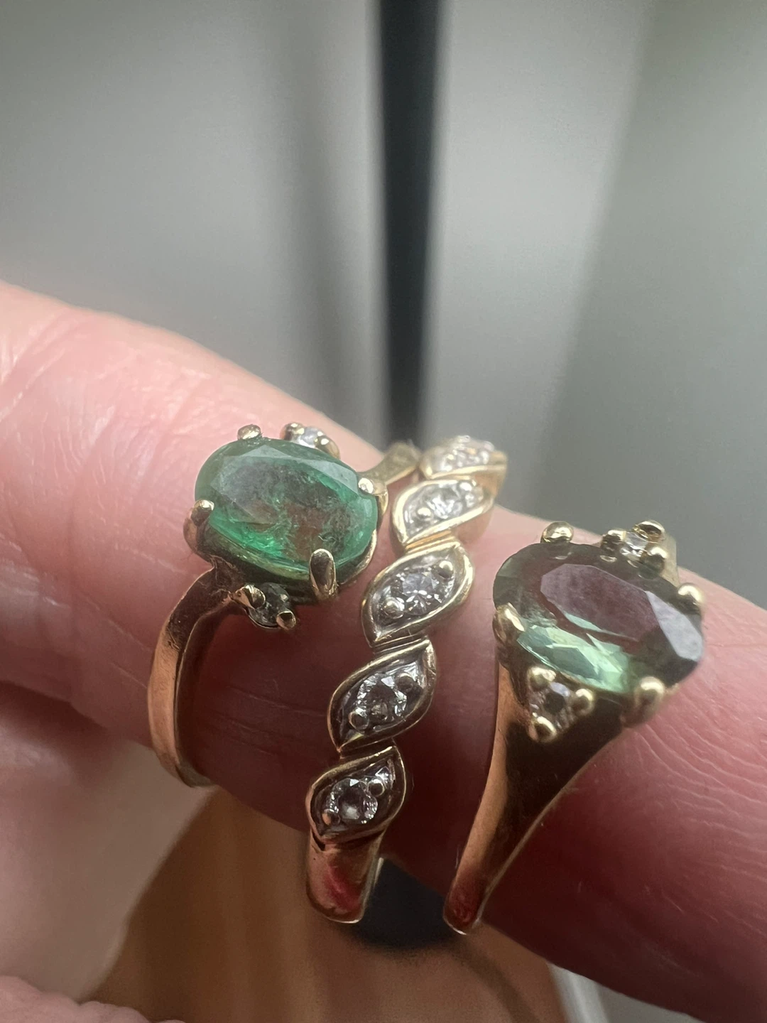 Three 10k Gold rings -270 dollars  each - photo 2