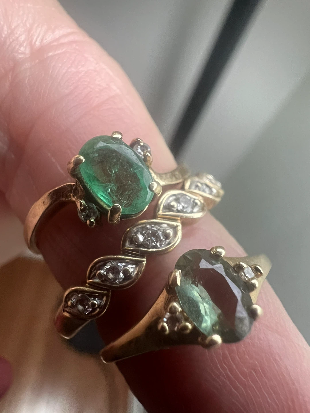 Three 10k Gold rings -270 dollars  each