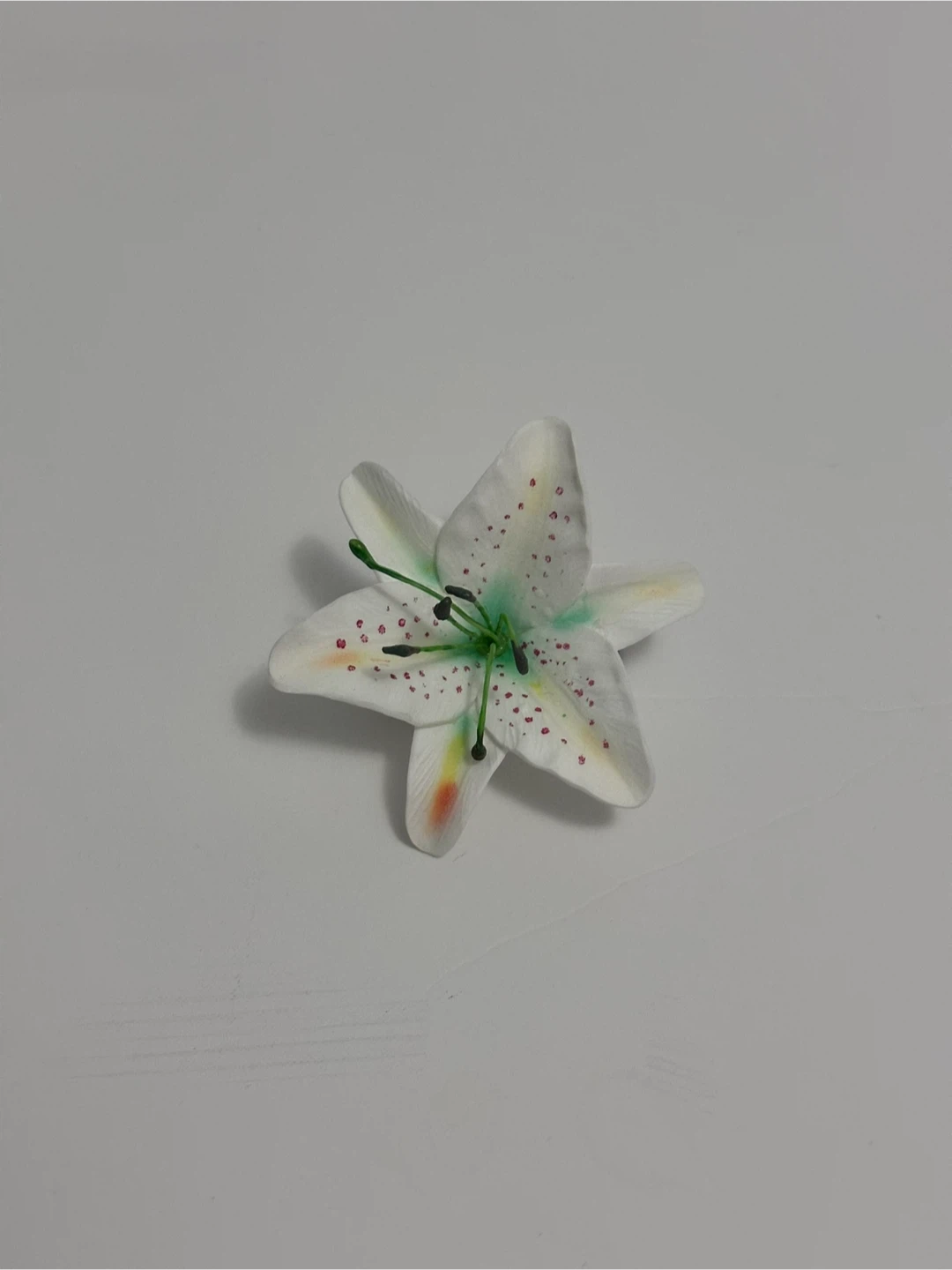 White Lily Hair Clip 🥕