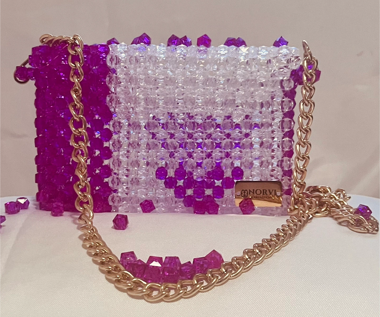 beaded crossbody purse