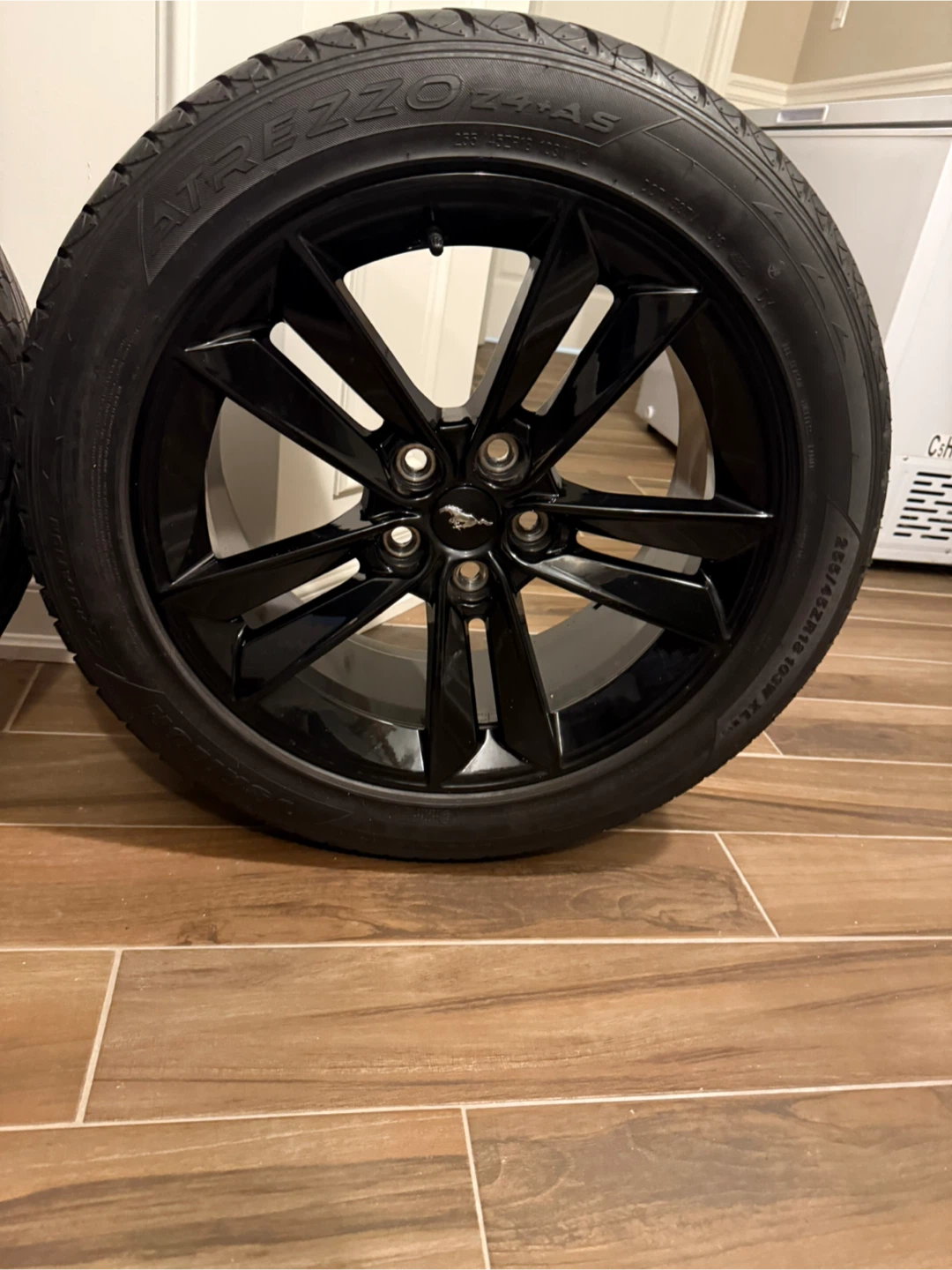 Black Ford Mustang Wheels and Tires Set - photo 5