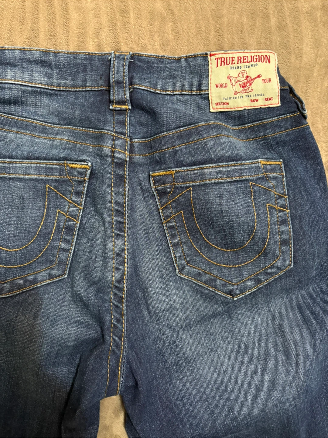 True Religion Jennie Curvy Mid Rise Capri Jeans Size 28 - photo 3